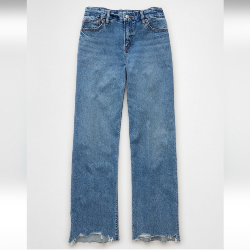 AEO Curvy Stovepipe High Waisted Jeans Sz 6